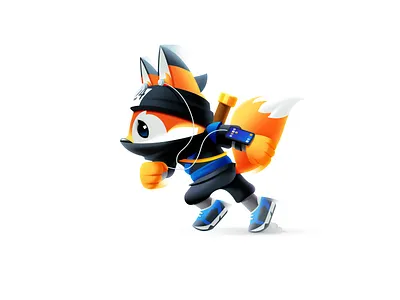 Fox Mascot Illustration animal art character design digital art flat fox fox character fox illustration fox logo hosting company illustration illustrator mascot mascot design mascot logo rebranding shakuro vector
