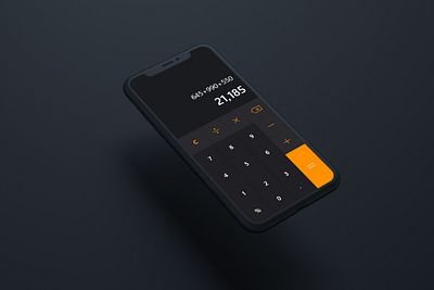 Calculator UI | Adobe XD 3d adobe xd calculator calculator ui ui