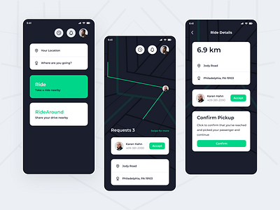 Ride Sharing App UI app ui kit design latest mapdesign mapredesign mobileapp newconcept newdesign ola ride ridesharing ridesharingapp sketch trendy trendyapp uber ui uidesign uikit uiux