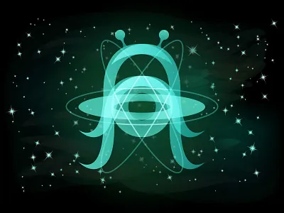Alien 36days 36daysoftype dark design flat graphic design letter vector