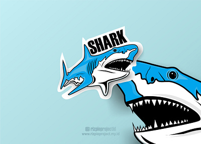 Shark Logo 3d animation banner branding design graphic design illustration logo motion graphics promotion ui vector