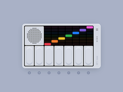 OP-1 mini framer interactive keyboard op 1 piano