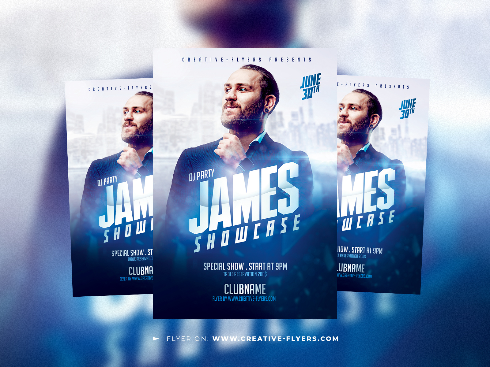 Dj Party Flyer Template (PSD) club flyer creative dj design dj flyer dj flyer template dj party dj poster flyer templates graphic design nightclub party flyer photoshop poster psd flyer showcase design