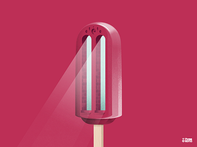 Ice digital art freelance ice icecream illustration illustrator