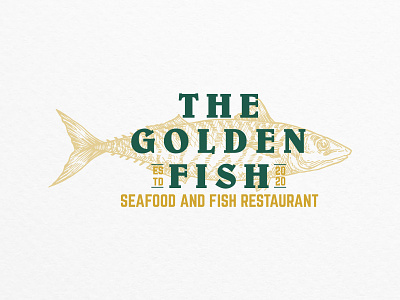 Logo/Illustration proposal designs for "The Golden Fish" brand designer branding fish fish branding fish logo fish restaurant food food industry food logo graphic designer logo designer logo idea logo ideas logo maker logo type logos seafood seafood logo