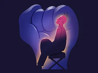 Good boy boy character character design character pose fist good hand illustration procreate smile spot illustration