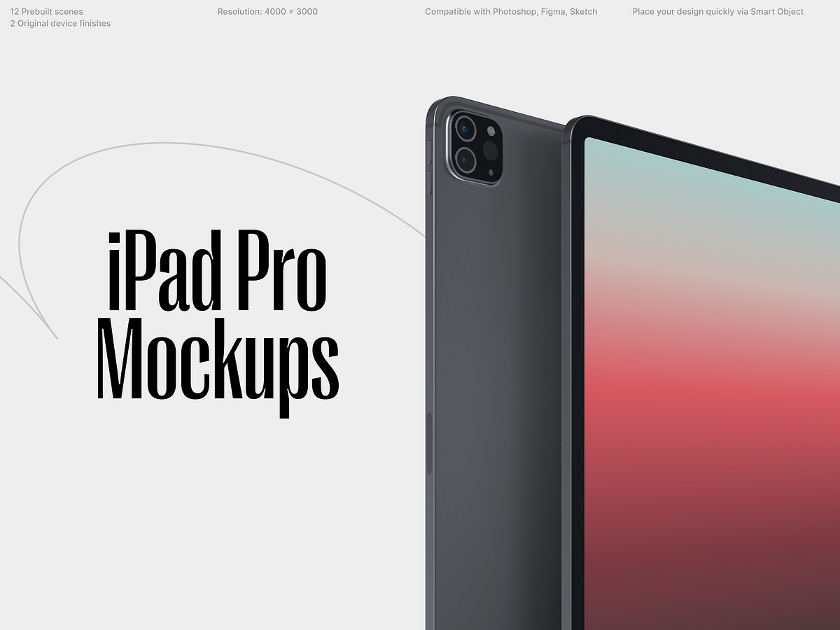 Browse Thousands Of Floating Ipad Pro Mockup Images For Design