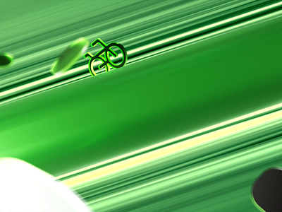 The green power 3d animation camera cgi design green illustration mobility motion graphics speed turn typography