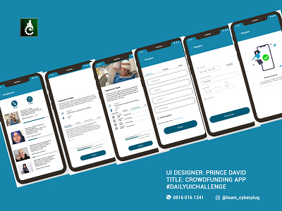 CROWDFUNDING CAMPAIGN app branding dailyui dailyuichallenge design graphic design illustration logo ui vector