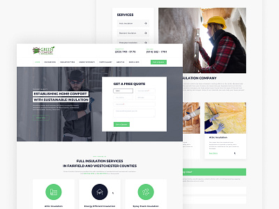 Green Comfort Landing Pages about design home interface landing page ui ux website