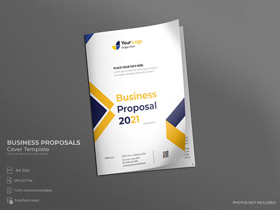 Business Proposal Cover page branding brochure business brochure cover business cover page business magazine cover business page cover design graphic design illustration logo typography