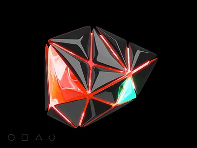 Key Visual - Geometry shapes 3d 3danimation animation brandbook branding design geometry illustration keyvisual logo logodesign motion graphics poland shapes ui ux website