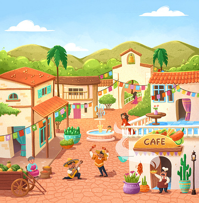 Illustratiton for cooking boxes delivery branding character character design design food illustration packaging packaging design travel