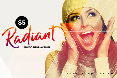 Radiant Photoshop Action action atn branding design graphic design illustration new new actions photo of the day photoshop popular actions trending