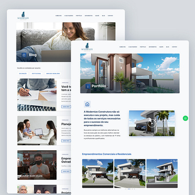Modernize Construtora - Website brazil design de interface digital florianopolis floripa interfacedesign site site construtora uidesign uxdesign webdesign website