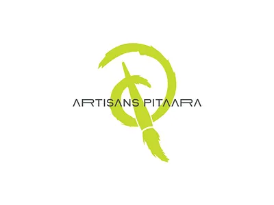 Brush + Letter A Logo art artisans branding brush flat illustrator letter a logo logodesign logotype minimal paint pitaara swirl treasure