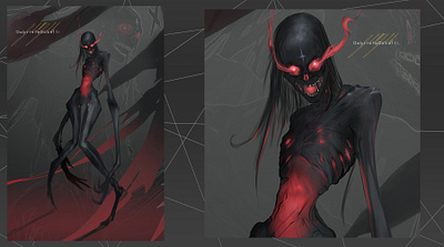 Horror Character character design design illustration logo