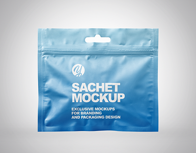 Sachet with Zip Lock Mockup PSD 3d branding design label design mockup mockupdesign pack package visualization