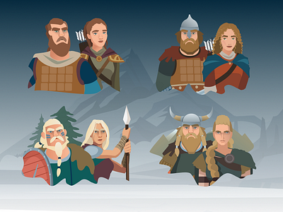 Viking illustrations ancient blue dark design dna genome graphic design historical human icons illustration people viking