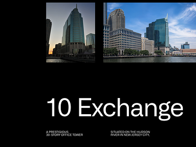 10 Exchange art direction design layout minimal responsive typography website whitespace