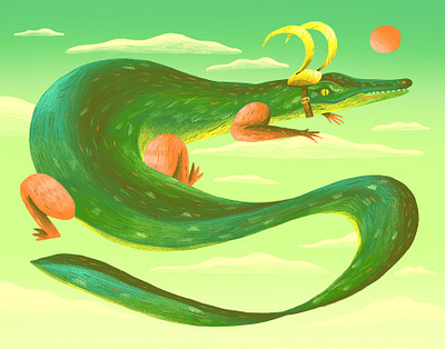 Alligator Loki - Idiot Box 2021 alligator animal art direction art show character design color exhibition gallery 1988 graphic illustration loki marvel norse god personal pop culture retro shading television texture tv