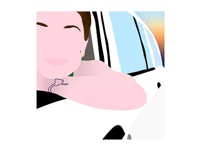 Francesca - Portrait adobe design graphic design illustration illustrator picture portrait vector