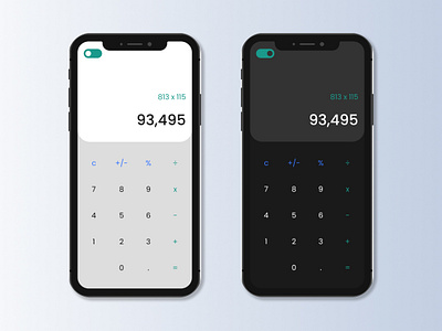 Daily UI Challenge 004 - Calculator 100 days challenge app daily ui design ui