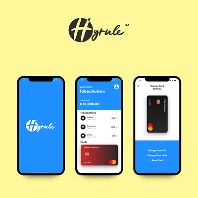 Hyrule Bank app branding design logo ui zelda