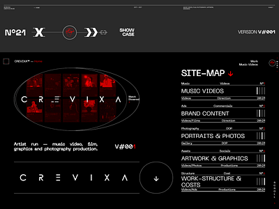 CREVIXA™ — Design & Development by IVIIXIO™ branding design graphic design illustration logo minimal portfolio typography ui webgl