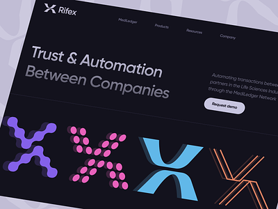 Rifex - webdesign branding business design graphic design illustration inspiration logo ui web webdesign