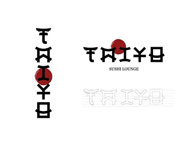 Restaurant sushi branding food japanese logo resturant sushi