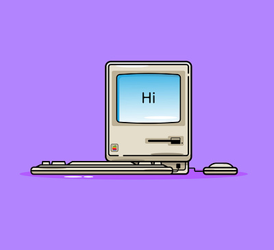 Computer apple apple design icon illustraion illustration vector