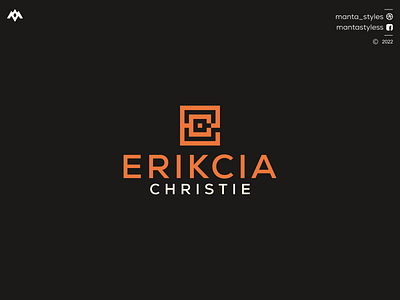 ERIKCIA CHRISTIE app branding design icon illustration letter logo minimal ui vector