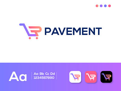 Letter p ,shopping cart,Modern E-commerce logo bestlogo branding design ecommercelogo letterlogo logoawesome logoconcept logoideas logoinspire logoprofesional logotrend minimal modernlogo shopping cart startup unique logo