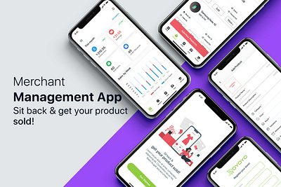 Merchant Management Mobile App app design billing app clean ui dashboard ecommerce app figma graphic design market place app merchant app mobile app mobile ui order order management sales app seller app shopping app ui user experience ux uxdesign