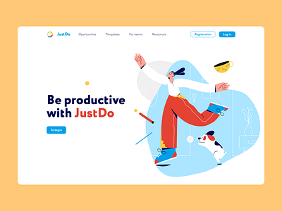 Task Manager System clean layout homepage illustration landing logo mentalstack organizer planning start screen task management tool task planning system to do list ui ui elements