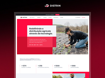 Distrin Atacadista Agrícola app bubble design figma ui ux web design webflow