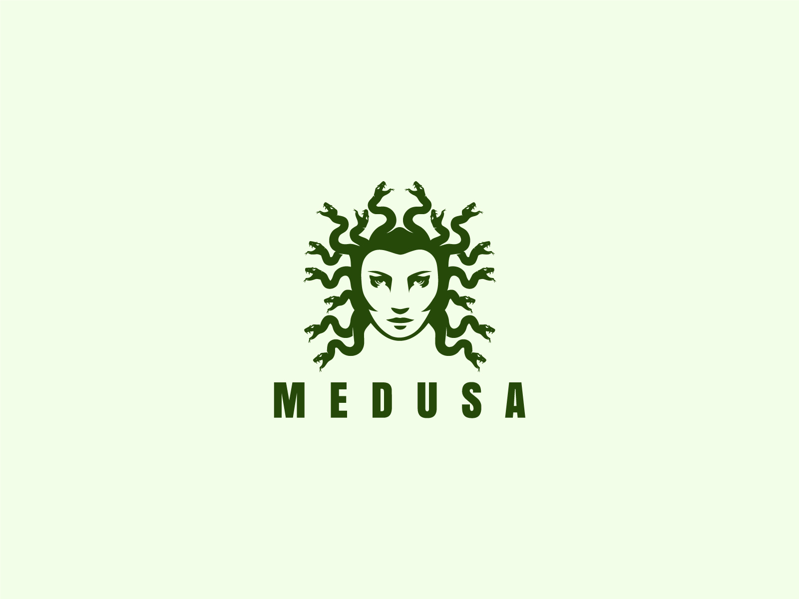 Medusa Logo by HUSSNAIN GRAPHICS on Dribbble