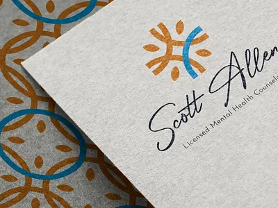 Branding for Mental Health Expert - Scott Allen LMHC adaptable design adaptable logos best brand identities of 2022 brand identity design branding branding for the health industry combo mark logos lexington kentucky logo designer lexington ky designer lmhc logos logo design mental health brand identities mental health logos versatile brand identities