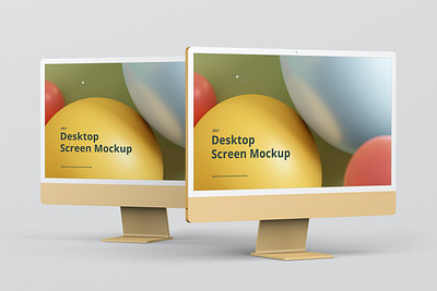 Desktop Screen Mockup 2021 app apple creator device display display ui imac imac pro imacpro instagram mockup psd scene screen tablet template ui ux website