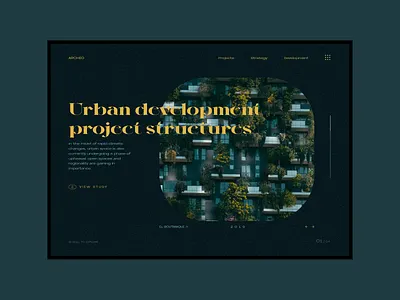 Archeo Landing Page Architecture architecture architecture landing page architecture web design architexture interior web design landing page landing page ui meris imamovic modern architecture web design modern landing page modern ui ui design ui ux web design website design