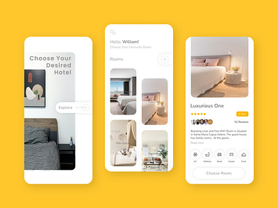 Hotel Booking Services App 🏨 ac app app design app ui bitmate studio booking clean hotel hotel booking interface ios mobile room room booking travel trend ui uiux user interface ux design