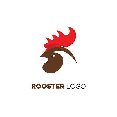 Rooster logo design meat