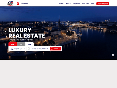 Homenify Luxury Real Estate animation daily ui design graphic design real estate ui ux