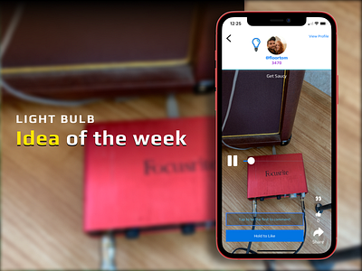 Idea of the week ad brand comment design idea mobile musician public record red sharing theme weekly