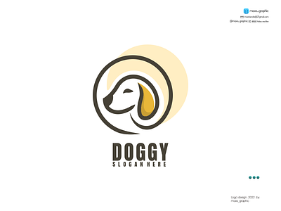 Doggy Mascot Logo branding design icon illustration logo logo design logotype vector