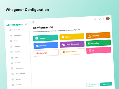 Whagons - Configuration branding design illustration platform typography ui ux web