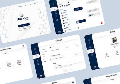 NexxusOne Web App Design app clean design desktop app interface minimal modern typography ui uiux unique ux versatile web web app web design website