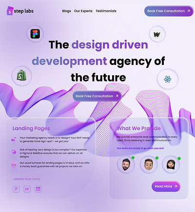 Hero Section Update || Playing with some concepts 🔥 branding figma ui webflow