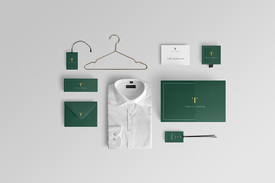 Thrifty Vintage Brand Identity brand identity branding design graphic design logo modern typography